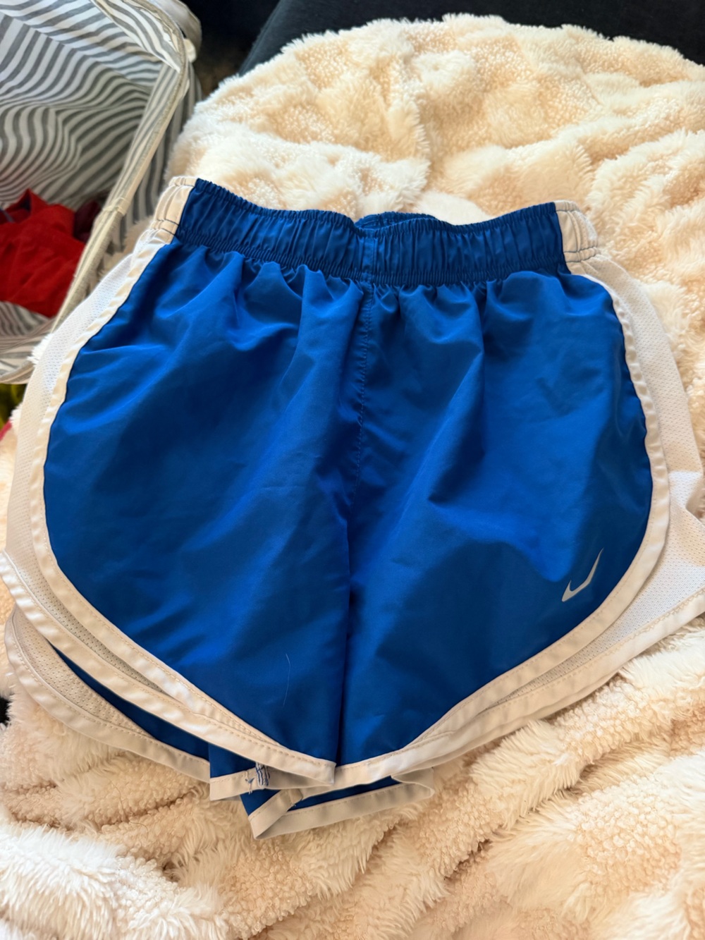 Nike Royal Blue Shorts with White Trim